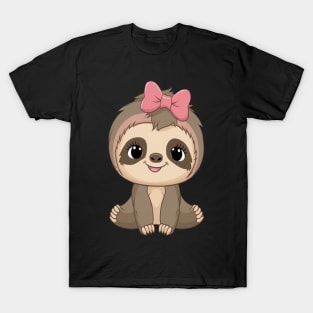 Funny Baby Sloth shirt cute sloth tee T-Shirt
